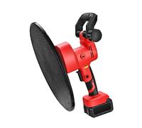 Kit de pulidor, lijadora de pared eléctrica de 6 velocidades con salida de aire de refrigeración bidireccional, diseño de disco autoadhesivo ampliado para lijado de coche, pulido, encerado, etc