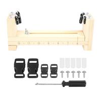 Kit de pulsera, madera Paracord Jig pulsera fabricante de pulsera ajustable Paracord Jig fabricante de pulsera con hebillas de liberación rápida Paracord trenzado tejer artesanía Kit de herramientas