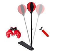 Kit De Punch Junior - Juguete De Pie Con Guantes, Juego De Entrenamiento Ajustable En Altura | Equipo De Juego Físico Para Niños Adolescentes Para Niños, Juego Deportivo Que Lanzas