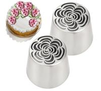 Kit De Punta De Boquillas De Tuberías De Pastel - Boquillas Decorativas De Tuberías De Flores | Creative Floral Rose Shape Cupcake Decoration Herramienta | Consejos De Tuberías Establecidos Para La De
