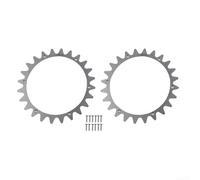 Kit de puntas de cortacésped robótico Worx de acero inoxidable para WR153E WR155E WR147E1 WR148E con agujeros de tornillo avellanados