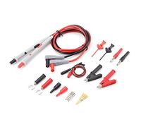 Kit de puntas de prueba del multímetro, P1503D Sujetadores de cocodrilo con conector tipo banana Puntas de prueba Puntas de gancho de prueba, Kit de prueba de reparación electrónica