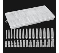Kit de Puntas para Uñas Herramientas De Manicura Sandwich Cobertura Total