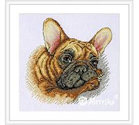 Kit de punto de cruz Bulldog francés K-114