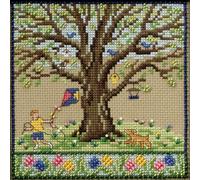 Kit de punto de cruz con cuentas Spring Oak, Mill Hill 2017, serie Mighty Oak Quartet, MH171712