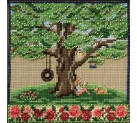 Kit de punto de cruz con cuentas Summer Oak, Mill Hill 2017, serie Mighty Oak Quartet, MH171713