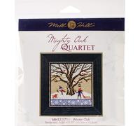Kit de punto de cruz con cuentas Winter Oak, Mill Hill 2017, serie Mighty Oak Quartet, MH171711