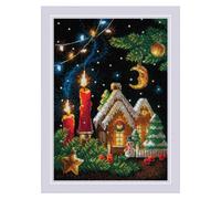 RIOLIS Counted Cross Stitch Kit 6"X8.25"-Gingerbread Tale