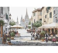 Kit de punto de cruz Luca-S- Catedral Barcelona, B2411