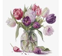 Kit de punto de cruz Luca-S - Ramo de tulipanes