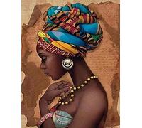 Kit de punto de cruz para adultos-DIY Cross Stitch estampado costura patrón de bordado Imágenes regalo-11CT Lienzo preimpreso-Una mujer con un sombrero colorido