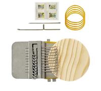 Kit De Punto Para - Accesorios De Tejido Portátil | Kit De Punto Para Principiantes Ideal Para Abuelos, Mamás Y Papás De Calcetines, Tejidos, Bufandas Y Suéteres.