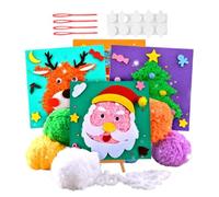 Kit de punto para, kit de punto para,Conjunto de material de punto para - Conjunto de material de punto para principiantes, Kit de material de punto de dibujos animados portátil para aprendizaje pre