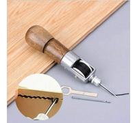 Kit de punzón de costura profesional Speedy Stitcher Kit de herramientas de punzón de costura, herramienta de cuero hecha a mano para cuero, vela, lona, accesorio de reparación pesado (hilo encerado +