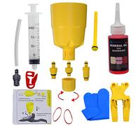 Kit de Purga CYCOBYCO Embudo/tapón de Aceite para Frenos de Disco de Carretera MTB hidráulicos Shimano con Kit de Purga de Fluido de Aceite Mineral de 60 ml