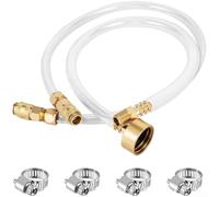 Kit de purga de dirección hidráulica para barcos para fuerabordas Seastar, accesorios de latón y tubo transparente para una purga de aire eficiente y para servicio
