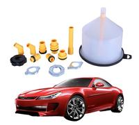 Kit De Purga De Refrigerante - 15 Piezas Set De Embudos Automotrices Antiderrames,Suministros Para De Refrigeración Para Talleres Garajes Y Depósitos De Lavaparabrisas
