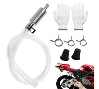 Kit de purga para frenos - Herramientas de purga de embrague para motocicleta - Kit de purga de líquido de sentido único manual para vehículos y motocicletas