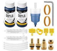 Kit de Purga para MAGURA MT5 MT7 MT8 MT2 HS33 etc,Kit Purgado Frenos | Kit Purgador Frenos Bicicleta,Incluye Aceite Mineral de 120ML de Líquido de Frenos Blood,Embudo
