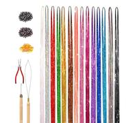 Kit De Purpurina Para Cabello Infantil - Kit De Cintas Brillantes Para Cabello De - Accesorios Y Herramientas Para Cosplay De Fiestas Temáticas Como Bodas Navidad Año Nuevo Halloween Cumpleaños