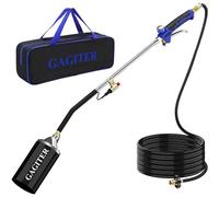 Kit de quemador de malas hierbas de propano, antorcha de malezas de 2.400.000 BTU con bolsa de almacenamiento, lanzallamas resistente con gatillo turbo y manguera de 10 pies para deshierbe de llamas
