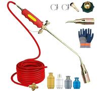Kit De Quemador De Malezas Con Antorcha De Propano Portátil 2025, Lanzallamas De Propano Para Malezas, Manguera De 4/6,6/16,4 Pies, Para Deshierbe Con Llama, Nieve Nozzle Diameter: 1.4in 16.4Ft Tube
