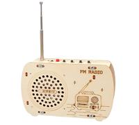 Kit De Radio Electrónica - Construcción De Madera Para Hacerlo Usted mismo, Proyecto Científico STEM, Juguete De Aprendizaje Interactivo, Kit Educativo Con Componentes Seguros | Yo mismo Para
