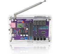 Kit de Radio FM Kit de práctica de soldadura, DIY Kit de proyecto electrónico FM 87-108MHz con 2 modos de potencia EK1989, aprendizaje de soldadura y enseñanza para principiantes, adultos, niños