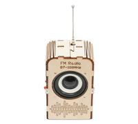 Kit De Radio FM | Kit De Proyecto Electrónico De Madera para Montar - Juguetes Científicos Regalos para Niños Jóvenes Adolescentes Familia En Navidad Halloween Pascua Cumpleaños