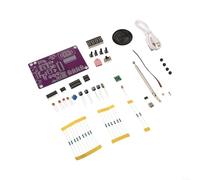 Kit de radio FM, kit de soldadura electrónica DIY mejorado módulo de radio HU-017BS para aprendizaje (sin estuche)