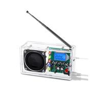 Kit de Radio FM, Radio para Proyectos de Soldadura con Luz de Flash LED Kit de Radio DIY para Aprender A EnseñAr EducacióN STEM