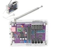 Kit de radio hecho a mano, conjunto de electrónica,Kit de proyecto electrónico para principiantes | Actividades de estudiantes de secundaria, proyecto STEM para el aprendizaje y la práctica