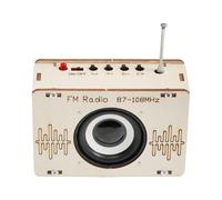 Kit de Radio para Construir: Radio FM de Madera para Adolescentes y jóvenes. Proyecto Educativo para niños, Adultos, niños, niñas, Familiares y Amigos. Regalo de cumpleaños. Actividad práctica Stem.