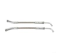 Kit de raspador de hielo de metal plateado compatible con Polaris para Ski-doo para Lynx para motos de nieve con ajuste de altura de pista de 2 a 12 pulgadas para una eliminación eficiente del hielo y