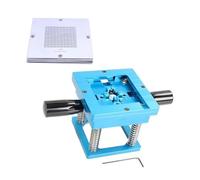 Kit de reballing BGA 90 x mm, 10 unidades/lote, universal, 0,3-0,76, plantilla soporte, fijación con mango para uso de bricolaje(Stencils and Jig)