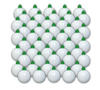 Kit de recambio para decorar adornos navide os Treemendous: bolas blancas compatibles con los decoradores de rboles y cajas de regalo Treemendou