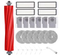 Kit de Recambios para Roborock Q Revo S/Q Revo MaxV/Q Revo PRO,1 Cepillo Principal, 6 Bolsas de Polvo, 6 Trapos, 6 Cepillos Laterales, 4 Filtros, 1 Cepillo Pequeño