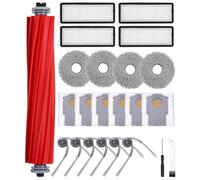 Kit de Recambios para Roborock QV 35A/QV 35S/QR 598/QR 798, 6 Cepillos Laterales, 4 Filtros, 6 Bolsas de Polvo, 4 Trapos
