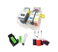 Kit de Recarga de Cartucho Inteligente Pg-545, 545XL y 546XL for C-on PG545 CL546, P-xma MG3050, 2550, 2450, 2550S, 2950 y MX495(1Set with Ink)