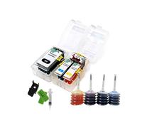 Kit de Recarga de Cartucho Inteligente Tinta PG44 Negro CL54 Color Compatible for C-Non Pi-ma E401 E402 E461 E471 E481(1Set with Ink)