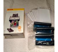 Kit de recarga de cartuchos de color y papel fotogr fico para base de impresi n Kodak PH-160 EasyShare