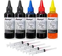 Kit de recarga de tinta 5 x 100 ml (PBK, BK, C, M, Y) Compatible para Canon 250 251 270 271 225 226 1200 2200 PG245 CL246 PG210 Reciclable Ink Cartridge CIS CISS System with 5 Syrings es