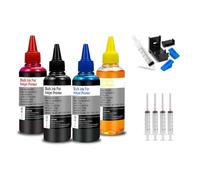 Kit de Recarga de Tinta Universal for Impresora BR-Her Le-Mark D-LL In-Jet Desk-et Ci-S Cartrid-e EC-Tank 305 304 302 XL(4pcs-Kit)