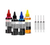 Kit de Recarga de Tinta Universal for Impresora BR-Her Le-Mark D-LL In-Jet Desk-et Ci-S Cartrid-e EC-Tank 305 304 302 XL(4pcs)