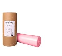 KIT de Recarga MELLOA Para Cartuchos de Pañales 20 Recarga compatible con Tommee Tippee Sangenic Tec Simplee Twist & Click Spross Ubbi Magic Littycat y muchos otros (Rosa, 200m + Tubo de papel)