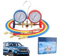 Kit de Recarga para Aire Acondicionado del Coche | con Manómetro y Precisión Completa R134A - Juego de Manómetros para Refrigerante de Auto | para Adultos, Amigos, Parejas