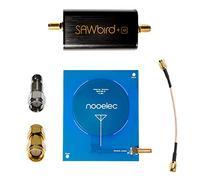 Kit de Recepción de Nooelec Active Inmarsat: Incluye Módulo de Filtro y LNA, Antena de Parche de 1550MHz de Alta Ganancia (3,5dBi), Bloque de DC SMA, Cables y Adaptadores.