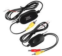Kit de receptor y transmisor de señal inalámbrica de 2,4 G, para cámara de visión trasera del coche y cámara de marcha atrás, adaptador inalámbrico de 12 V para cámara delantera del coche, monitor de