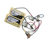 Kit De Recogida De Bobina Alnico 5 Hue Con Cable De Vaivén Versión Profesional Disponible En Varios Colores Puente de guitarra eléctrica pastilla eléctrica(3/4)