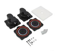 Kit de reconstrucción de bomba de aire compatible con HP60 y HP80, juego de reparación completo con diafragma, filtros, tornillos y abrazaderas para mantenimiento